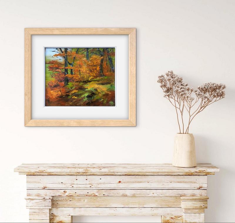 Aira Force Autumn Walk framed