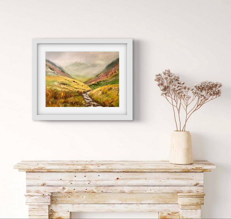 Stay on the Path framed